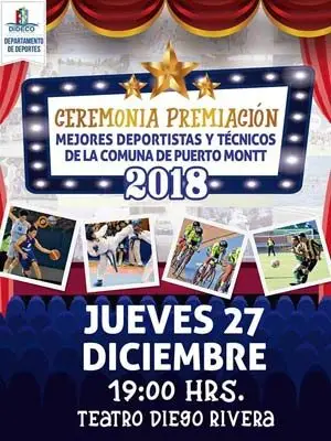 Premiación deportistas de la comuna